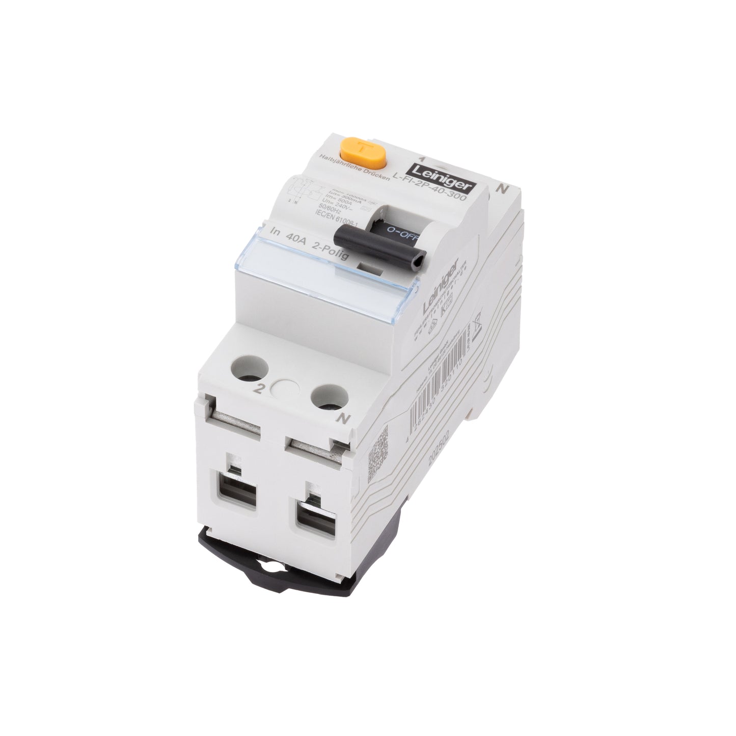 Fehlerstromschutzschalter, FI-Schalter Typ A, 2-polig - 300 mA - 25 A / 40 A / 63 A